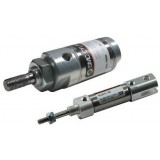 SMC cylinder Basic linear cylinders NCM NC(D)M, Stainless Steel Cylinder, Double Acting, Single Rod, Standard